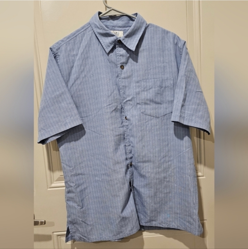 Croft & Barrow Light Blue Casual Button Down Shirt